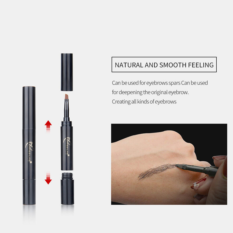 4D Eyebrow Dye Cream Eyebrow Increment Waterproof Sweat-Proof  Long-Lasting Natural Fiber Pen