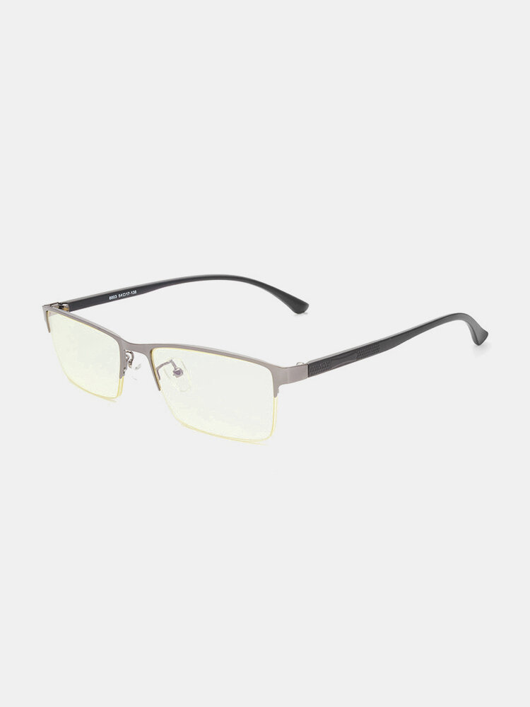 Mens Anti-fatigue Anti-blue Light Fake Glasses Bendable Business Computer Eye Protection Glasses