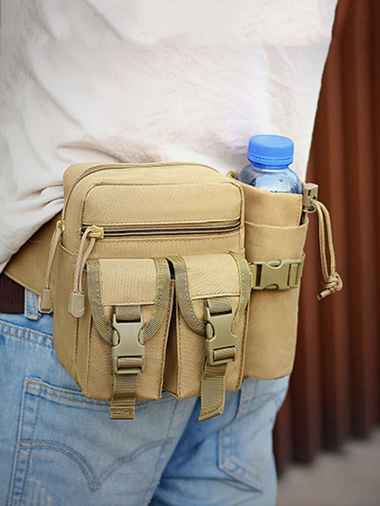 Men Multifunction Tactical Belt Bag Casual Sling Crossbody Bag