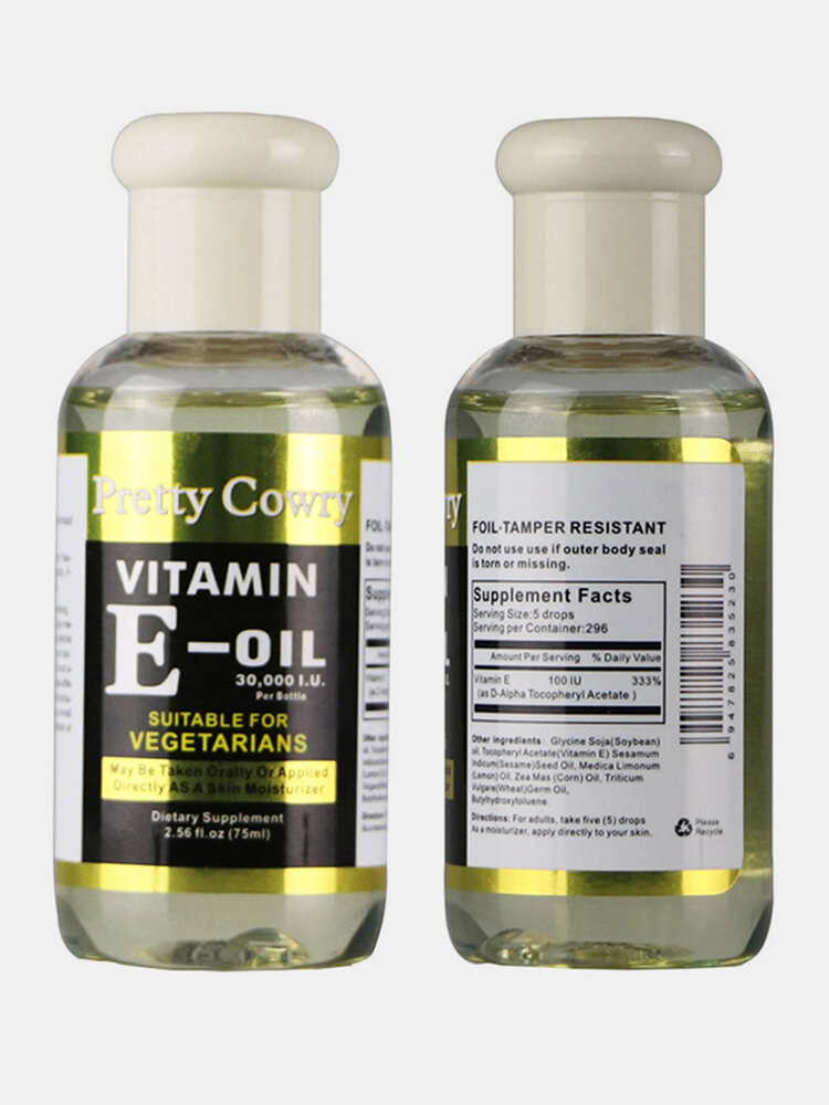Vitamin E Essential Oil Moisturizing Soothing Facial Serum Oil Repair Face Brighten Skin Tone Oil 