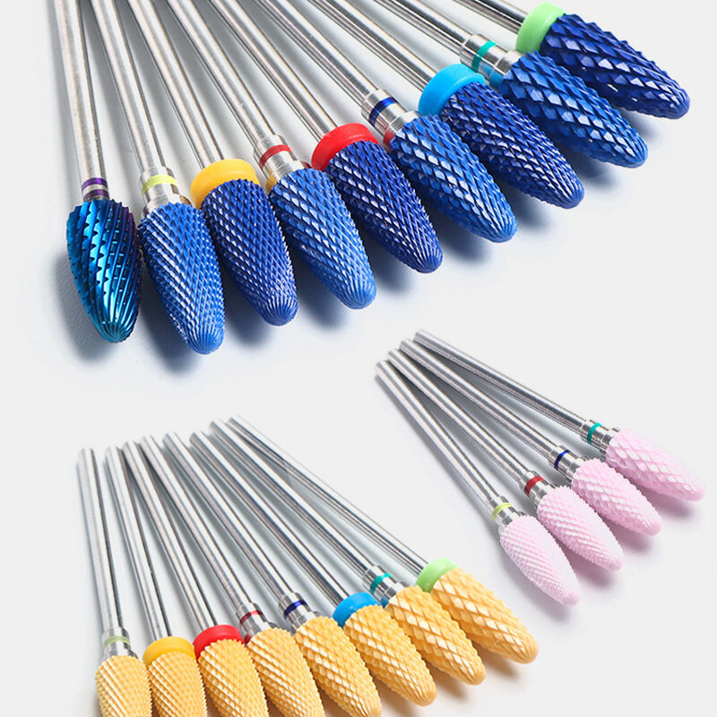 

Nail Art Drill Bits Color Ceramic Bullet Type Remove Dead Skin Horny Manicure Tools