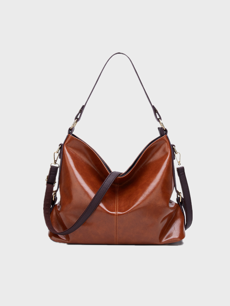 Women Retro Large Capacity Handbag Shoulder Bag Tote