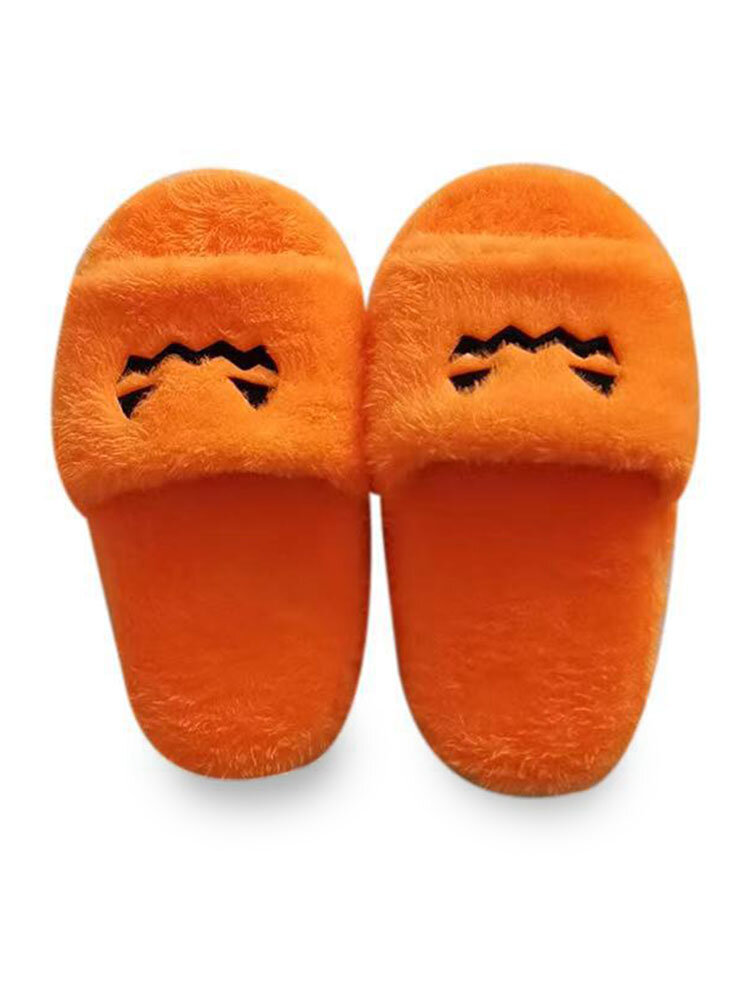 Halloween Casual Soft Comfy Opened Toe Plush Home Shoes For Women от Newchic WW
