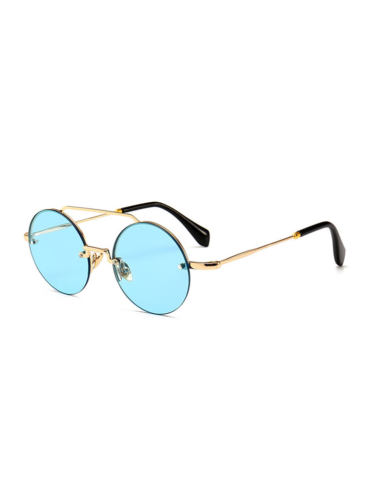 Women Metal Frame High Definition Anti-Vertigo Sunglasses Outdoor Fashion Square Glasses