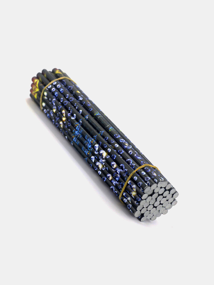10Pcs Wax Resin Rhinestone Picker Pencil Gem Jewel Bead Nail Art Craft Tool