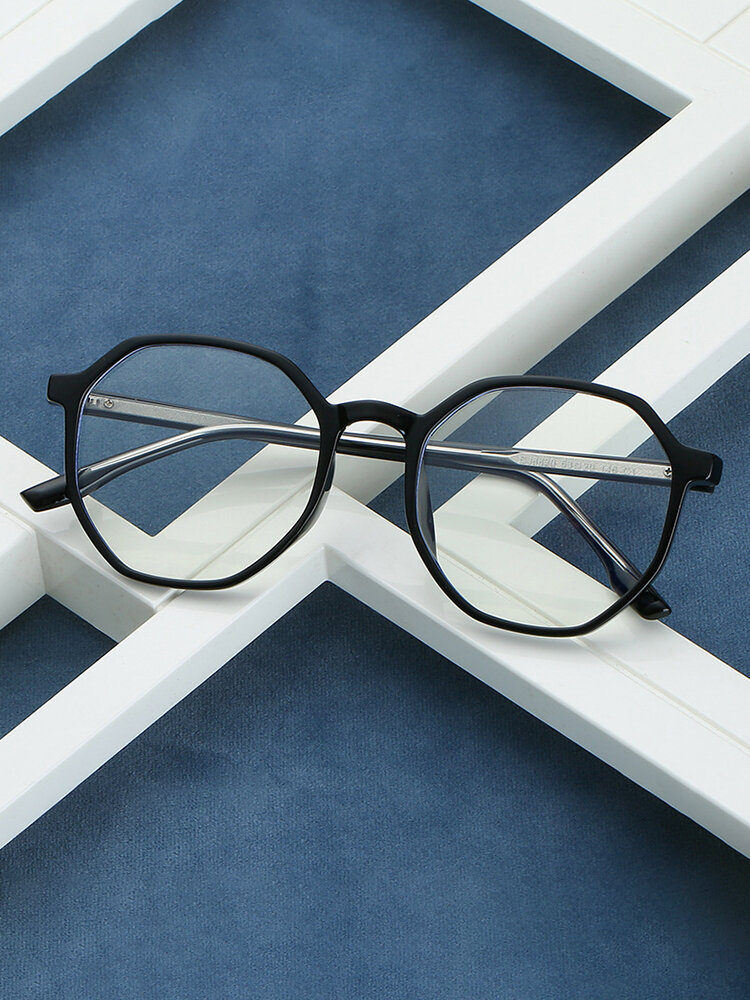 Anti-Blue Glasses Men Flat Mirror Full Frame Women Myopia Eyeglasses Frame
