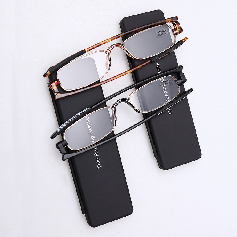 

Men Women Rotatable High Definition Reading Glasses Outdoor Home Light Computer Presbyopic Glasses, Black;brown