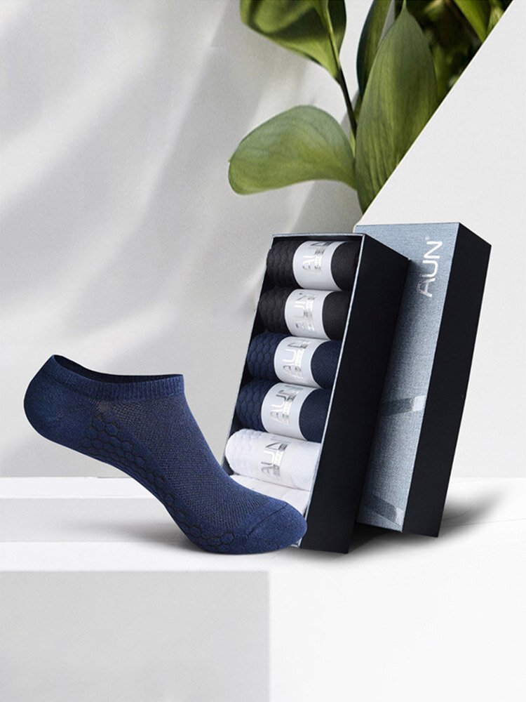 Antibacterial  Deodorant Socks Breathable Cotton Solid Color Socks