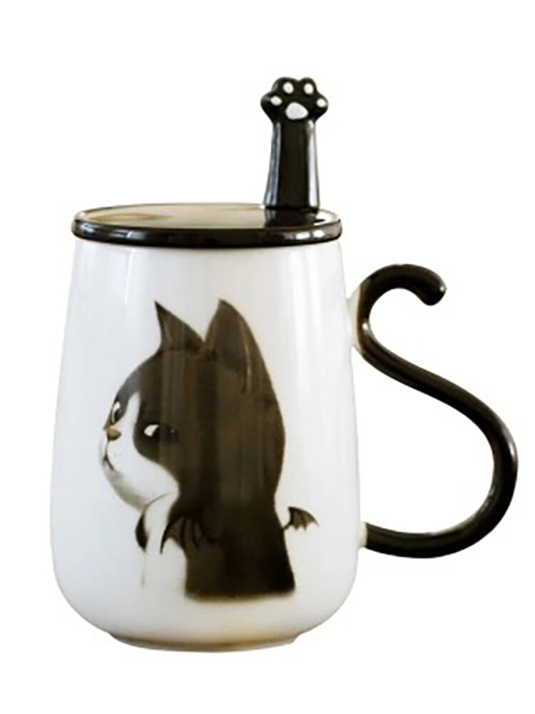 

Cat Ceramic Cup Couple Cup Milk Cup Mug Large Capacity