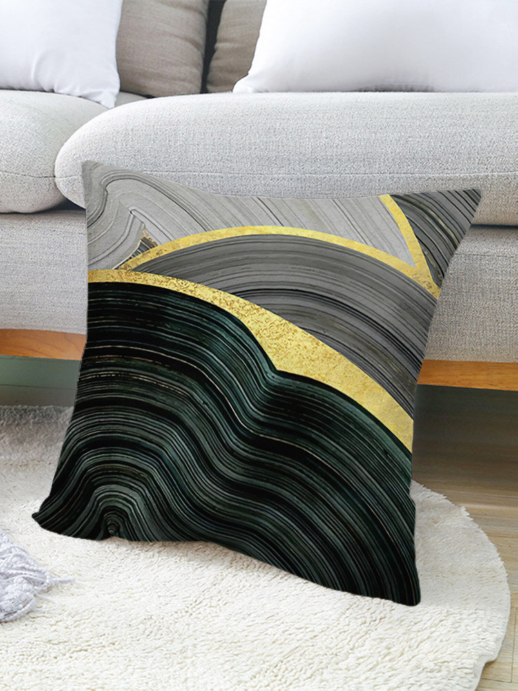 1pc Modern Cushion Cover Pillow Case Sofa Bed Home Decor Waist Throw 10 Color