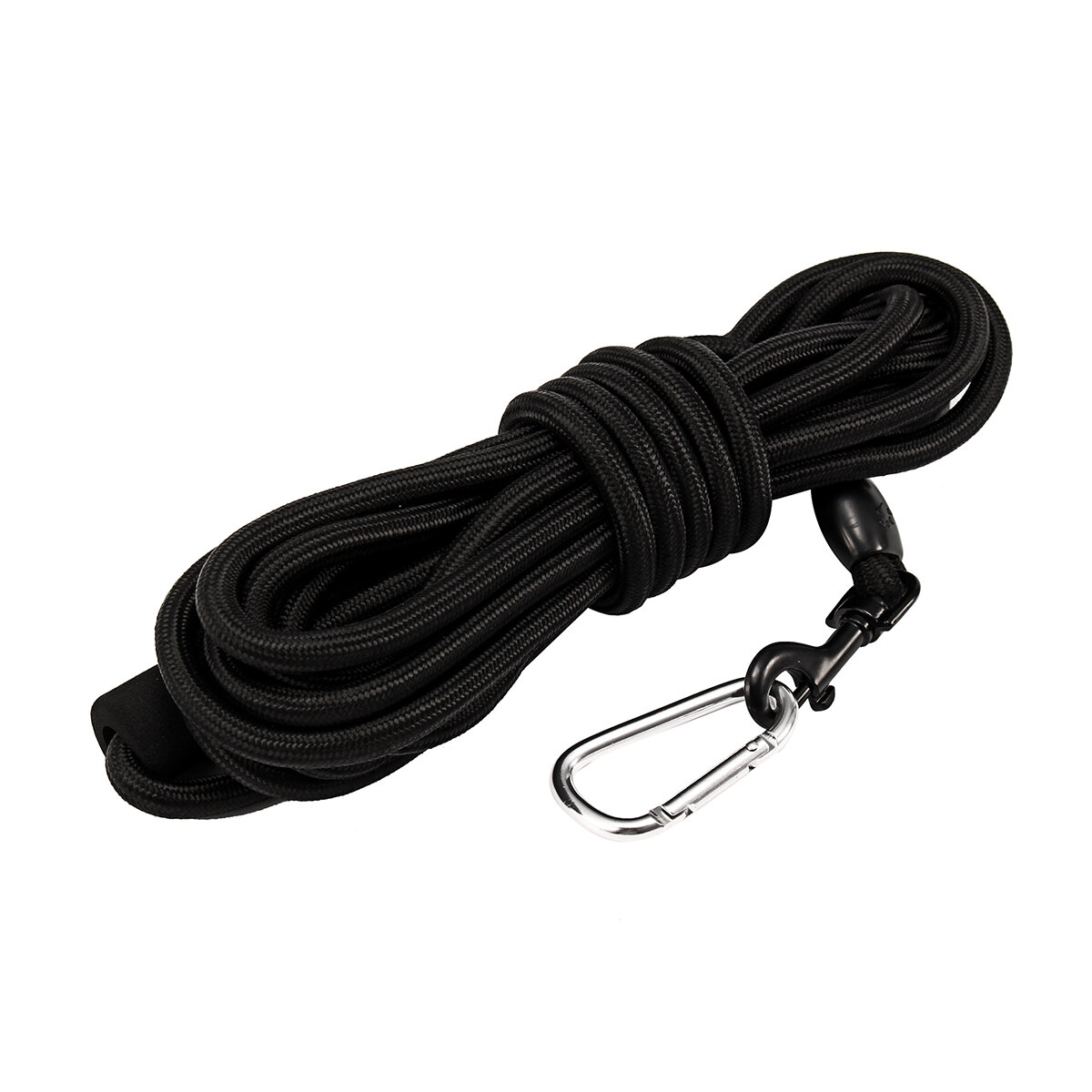 

Pet Dog Nylon Rope Training Leash Lead Strap Adjustable Traction Collar Harness, Black