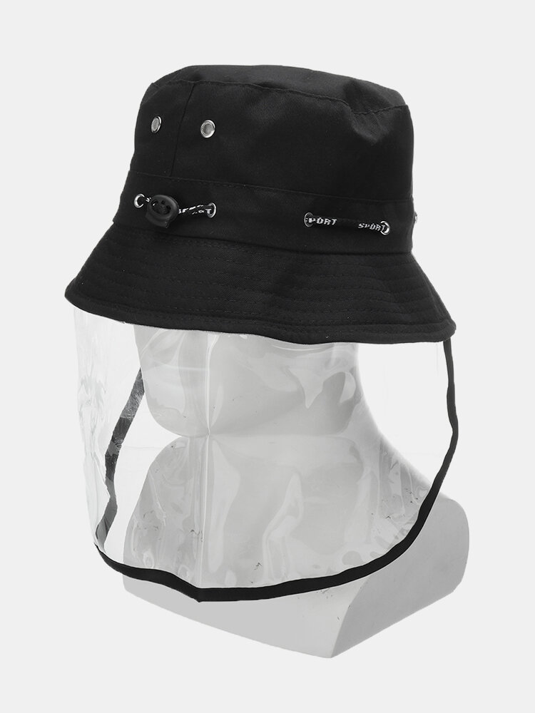 Anti-spitting Protective Mask Hat Anti-fog Anti-Splash Fisherman Full Face Cap  