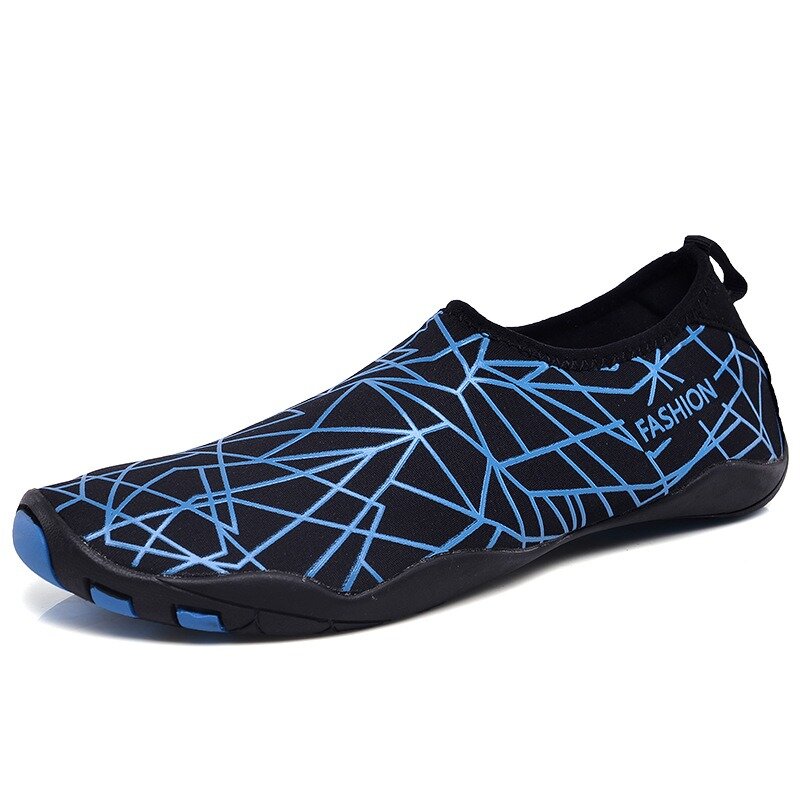 Large Size Men Fabric Quick Drying Snorkeling Beach Casual Water Shoes 