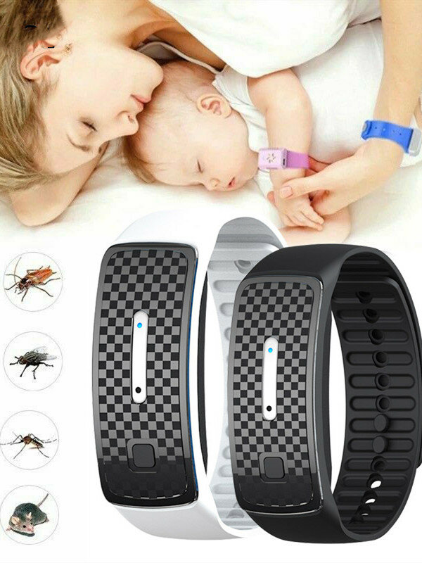 Anti Mosquito Pest Insect Bug Repellent Wrist Band Bracelet Outdoor Camping 