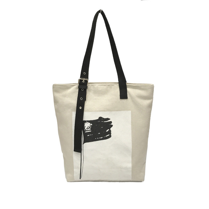 Women Large-Capacity Canvas Handbag Shoulder Tote Bag 