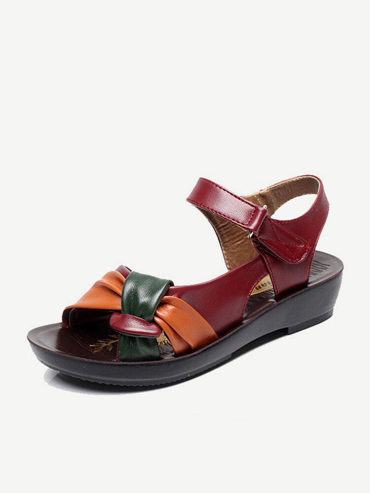 Bow Soft Flat Sandals For Women