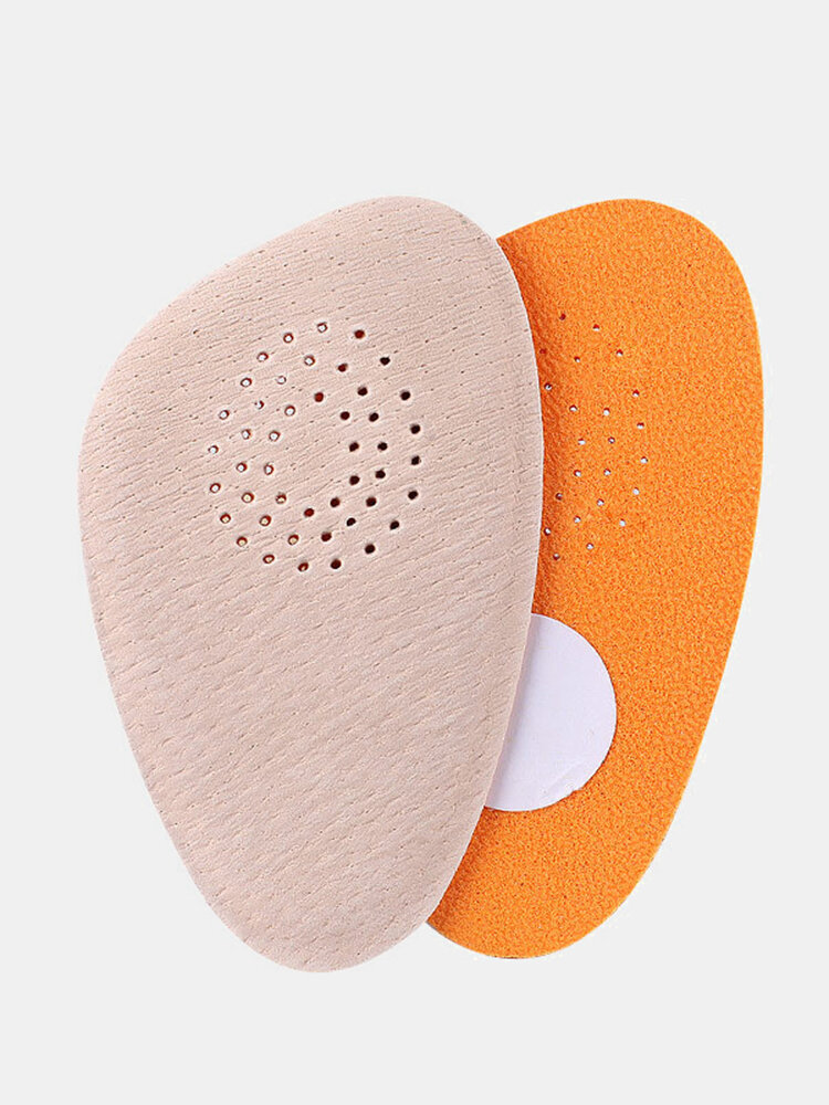 Leather Forefoot Pad Thickened Soft Wear-Resistant Sweat-Absorbent Damping Non-Slip Insole