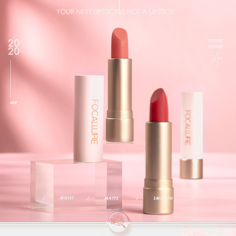 12 Colors Portable Matte Lipstick Long-Lasting Moisturizing Nude Velvet Lipstick Lip Cosmetic