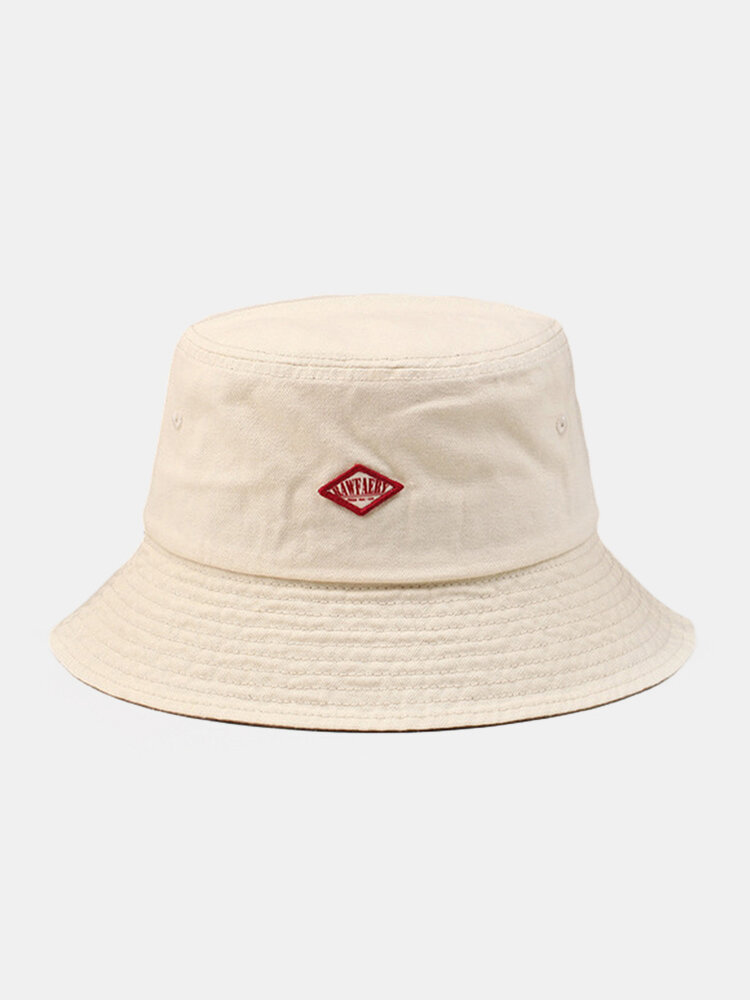 

Unisex Cotton Outdoor Retro Casual Sunscreen Fisherman Hat Street All-match Bucket Hat, Khaki;black;beige;red