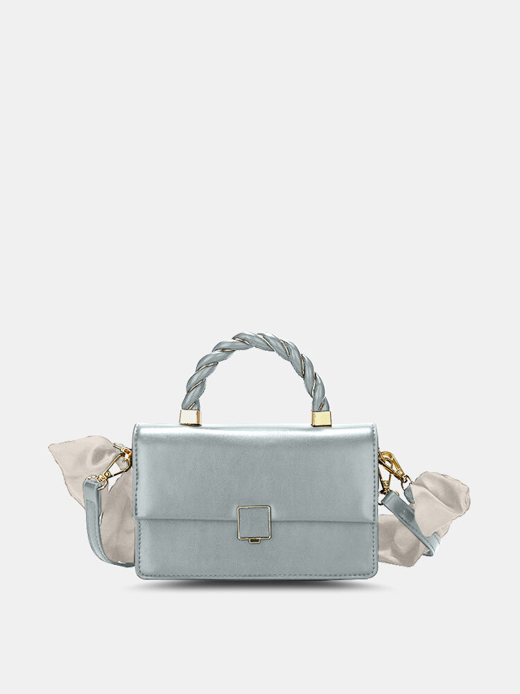 Women Faux Leather Casual Multi-Carry Solid Color Mini Handbag Crossbody Bag
