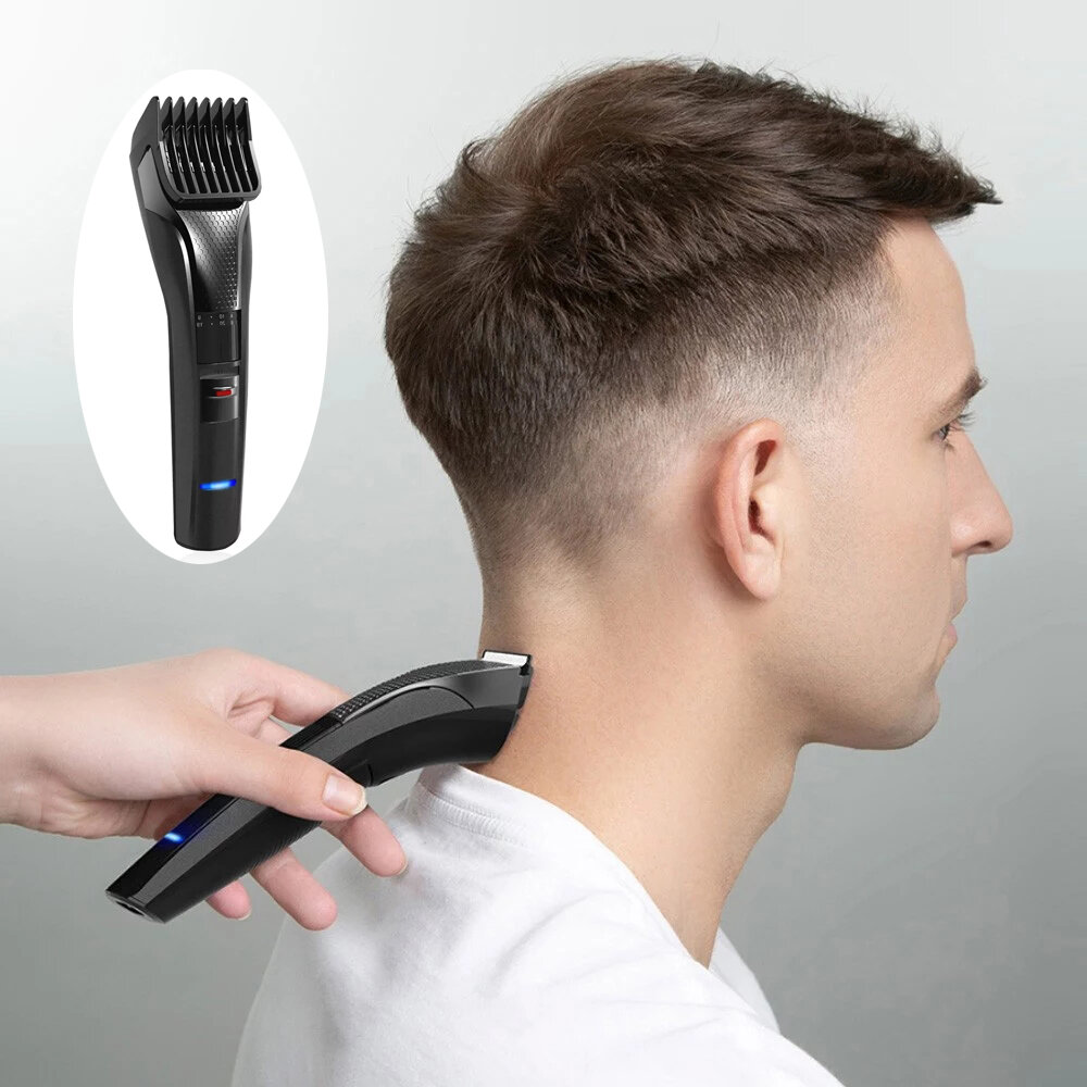 

Men Professional Electric Hair Clipper USB Charging Detachable Cutting Head Low Noise Hair Trimmer