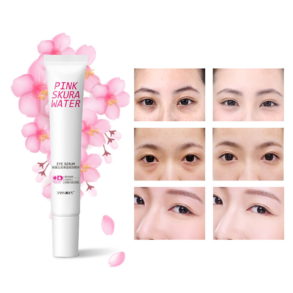 

Cherry Blossom Eye Cream Essence Anti Aging Wrinkle Moisturizing Firming Fade Dark Circle Eye Bag