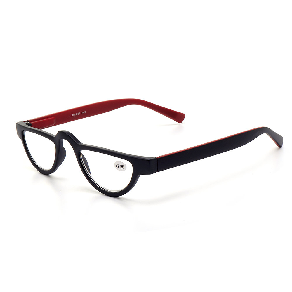 

Women's Fashion Vintage Plastic Glasses High Definition Slender Cat Reading Glasses, Brown;blue;red;leopard