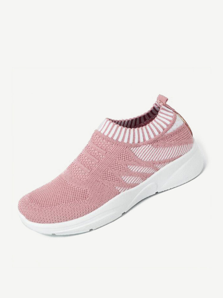 Women Casual Shoes Breathable Mesh Slip On Sneakers