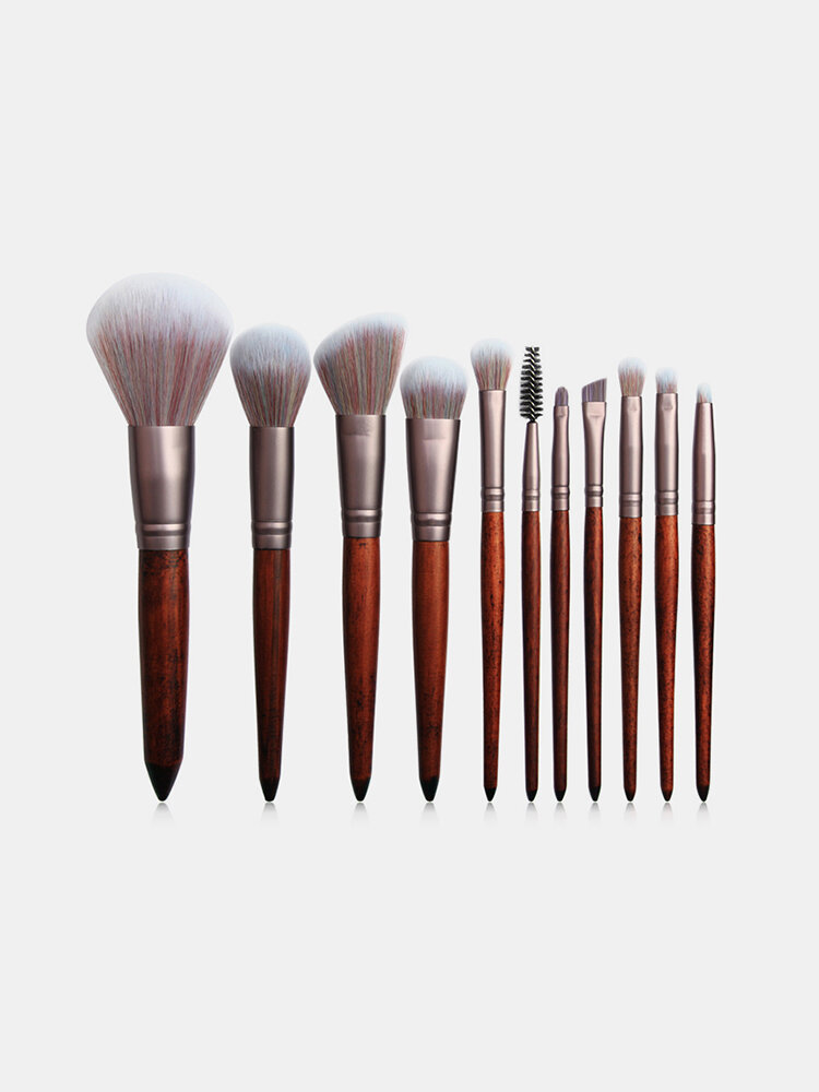 11 Pcs Makeup Brushes Set Cosmetic Foundation Powder Blush Eye Shadow Makeup Tool Kit