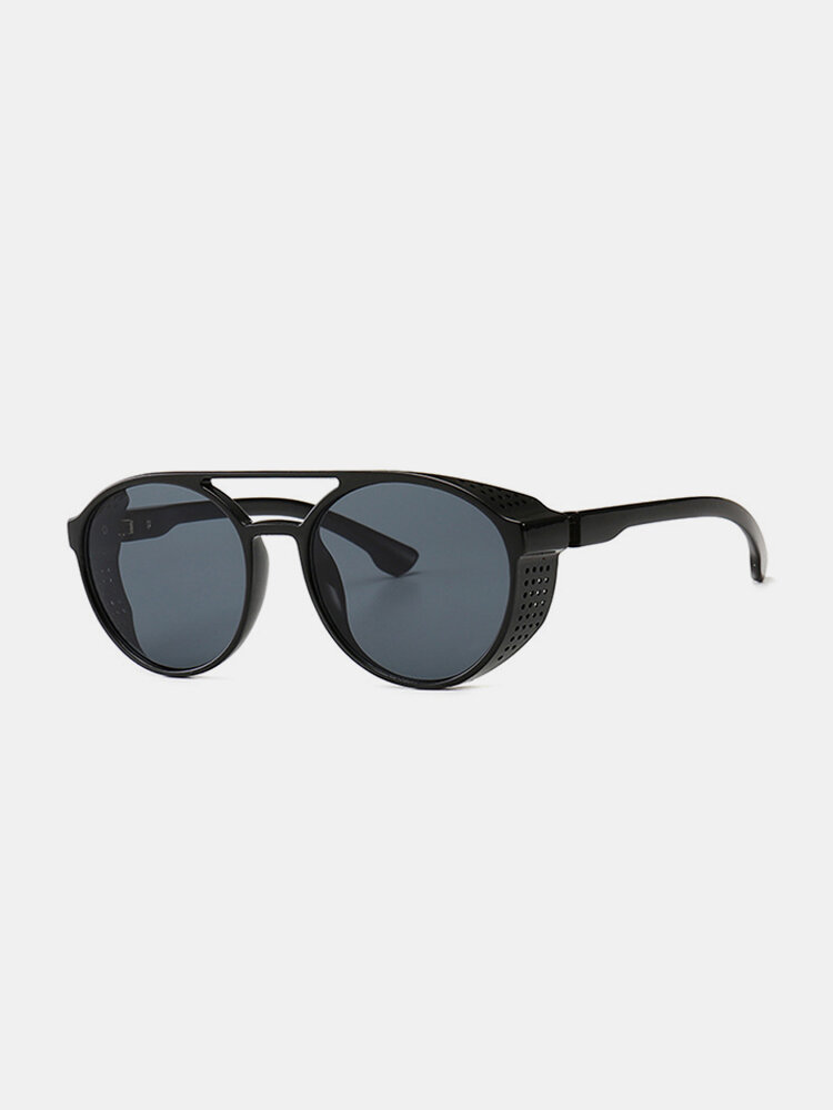 Men Women  Vintage Full-frame Anti-UV Sunglasses Outdoor Travel Square Sunglasses