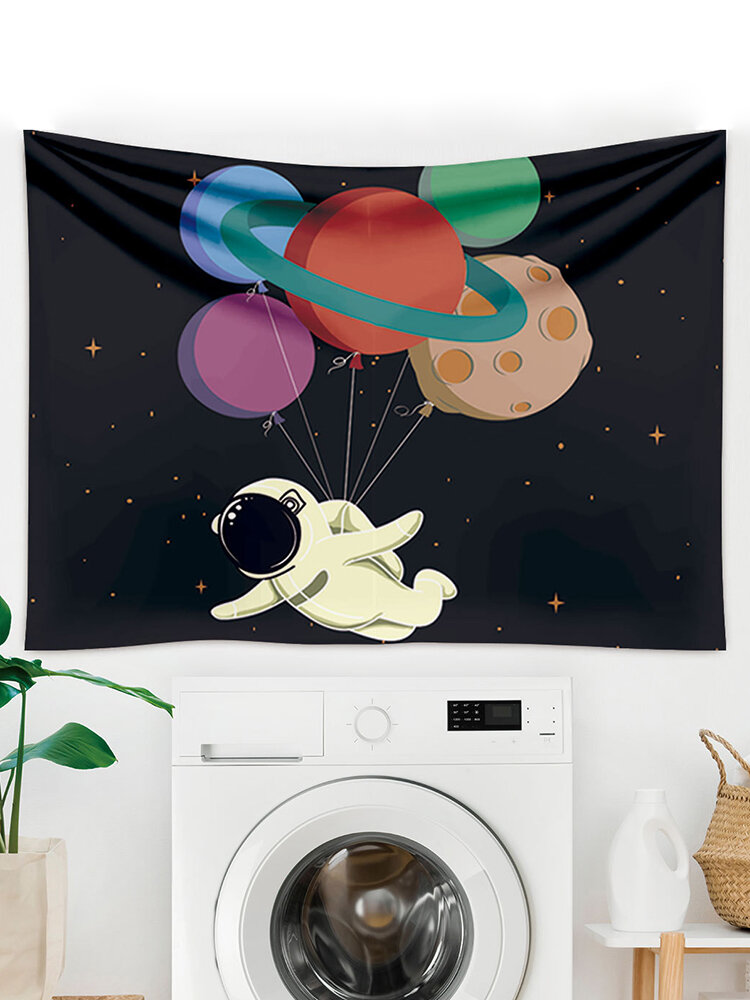 Spaceman Series Background Cloth Hanging Cloth Tapestry Room Cloth Painting Decoration