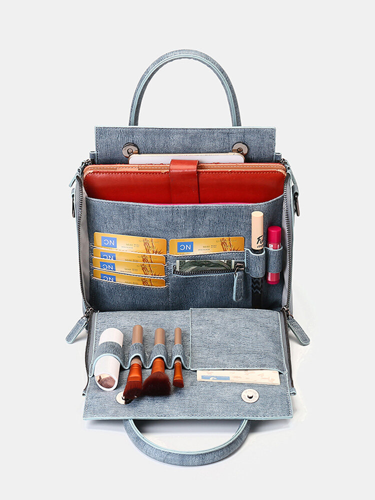 DREAME حقيبة مستحضرات التجميل الصلبة للسيدات سعة حقيبة متعددة الوظائف حقيبة كروس بودي