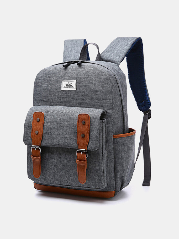 Vintage Casual Outdoor Travel 16 Inch Laptop Bag Backpack For Men Women
