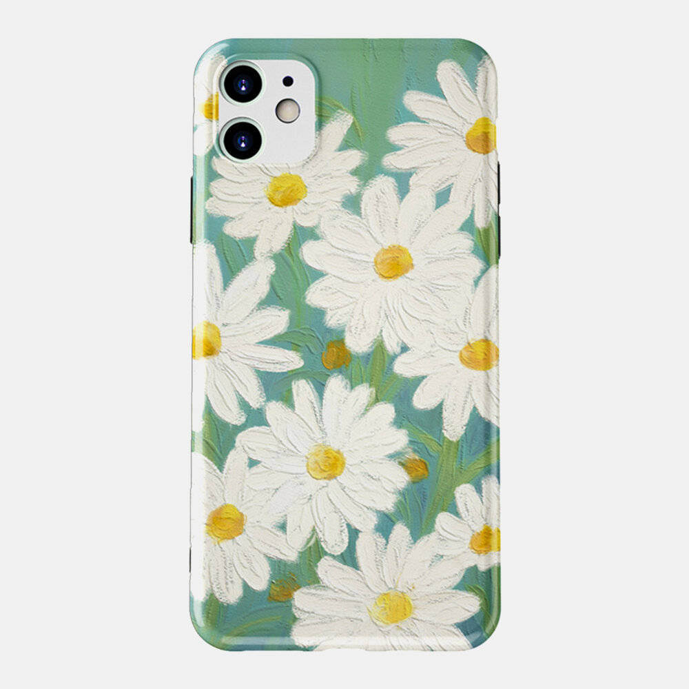 INS Style Small Daisy Phone Case Flower Phone Case for IPhone