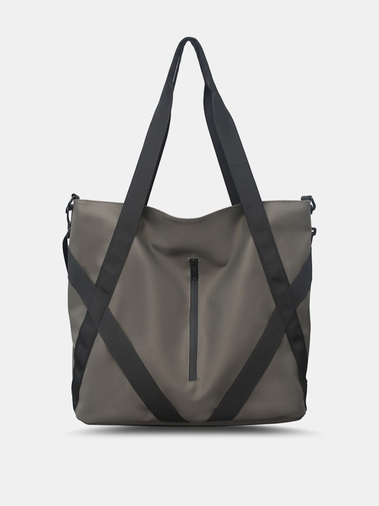 Men Casual Oxford Large Capacity Solid Color Crossbody Bag Fashion Handbag