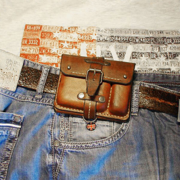 

Men 4 Card Case Penknife Belt Bag Hip Bum Bag Utility Travel Belt Sheath, Black;coffee;brown