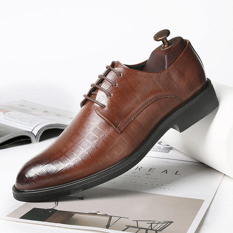 Large Size Men Retro Microfiber Leather Slip Resistant Casual Formal Shoes
