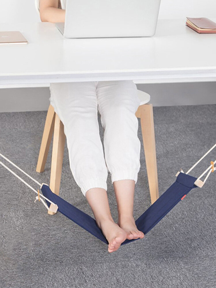 Ajustable Mini Foot Hammock Taburete portátil de pie para el escritorio Home and Office Foot Rest Stands