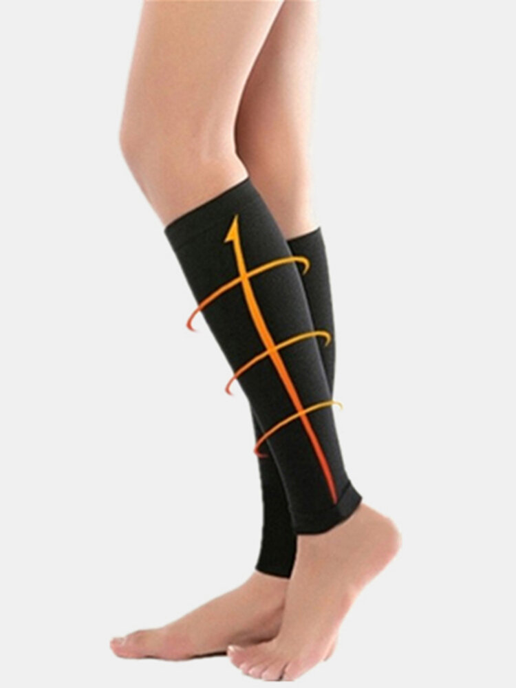 Leg Slimming Compression Socks Elastic Calf Shaper Anti-varicosity Support Long Socks Slim Legs