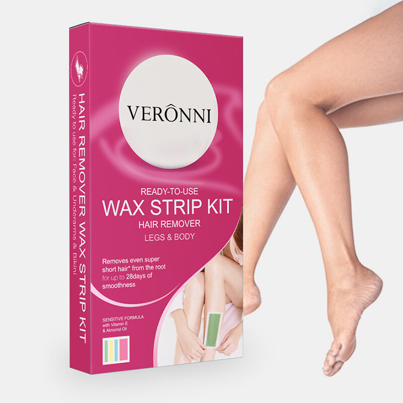 

Hair Removal Cold Wax Strips, Green;blue;pink;yellow