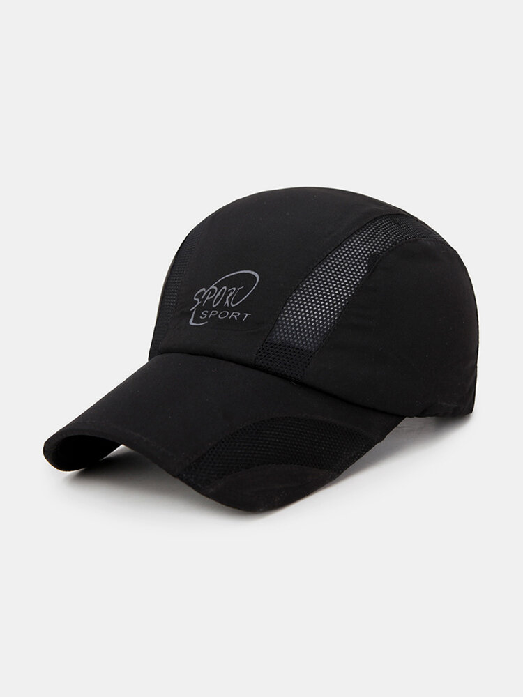 Men Breathable Quick-drying Mesh Baseball Cap Comfortable Outdoor Casual Net Sun Hat