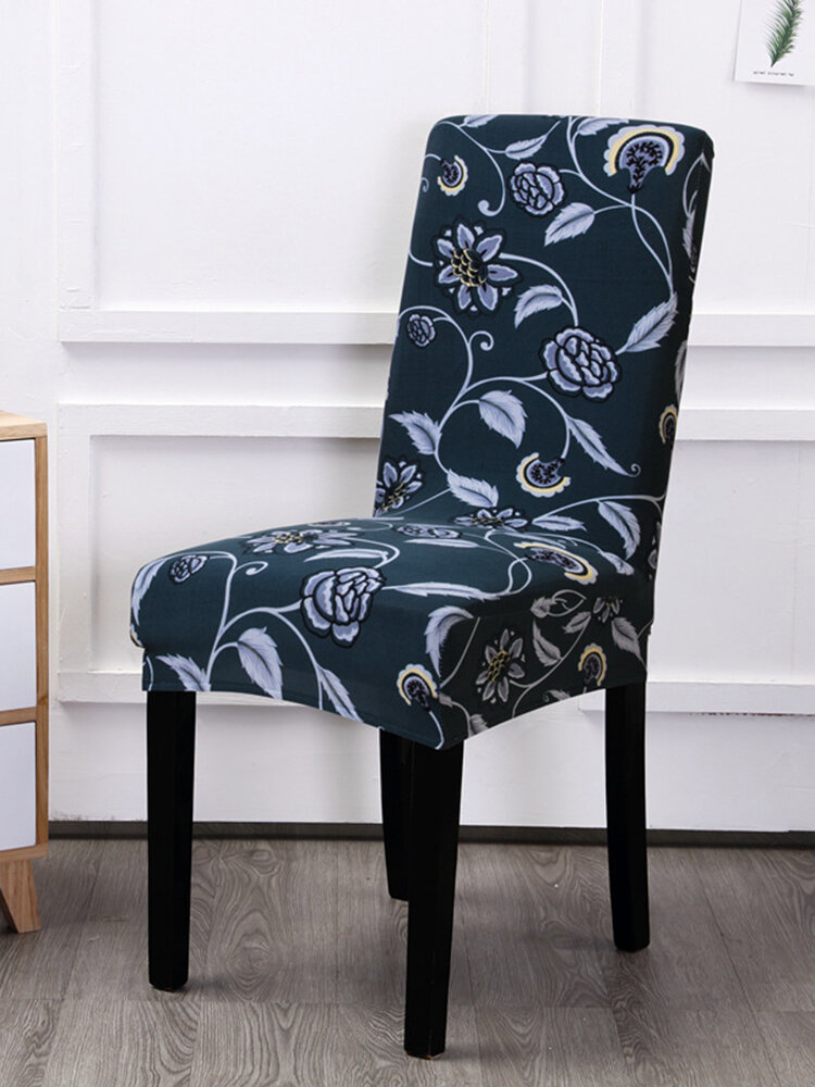 European Universal Seat Chair Cover Elegant  Spandex Elastic Stretch Chaircover Dining Room Home