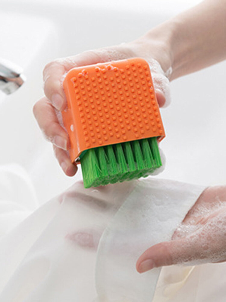 Vaisselle en silicone Brosse de lavage Pad Scrubber ou outils de brosse de nettoyage de sous-vêtements