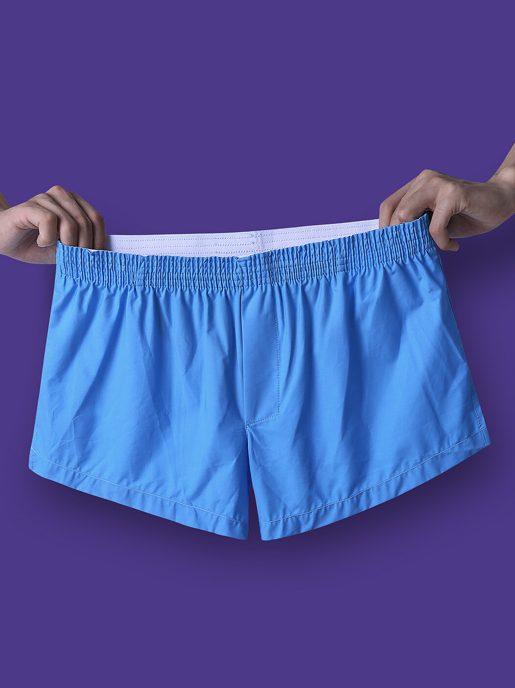 Casual Home Plain Boxer Shorts Inside Cotton Pouch Breathable Skin-friendly Boxer Briefs for Men