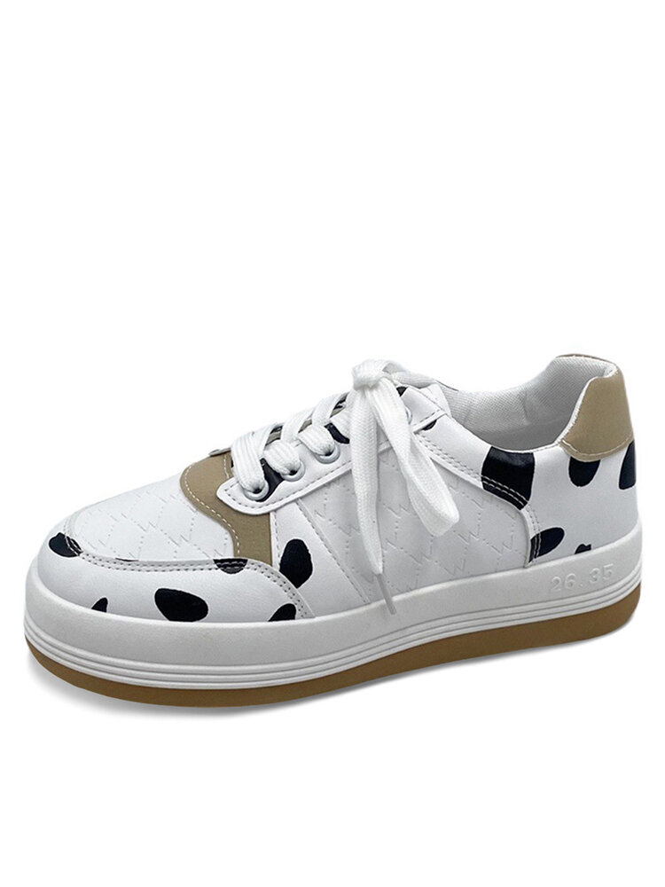 

Women Casual Skateboard Shoes Comfy Breathable Court Sneaker Shoes, White