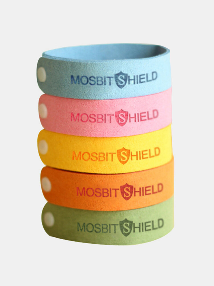 Anti Mosquito Adjustable Wristband Pure Natural Plant Essential Oil Outdoor Repellent Bracelet