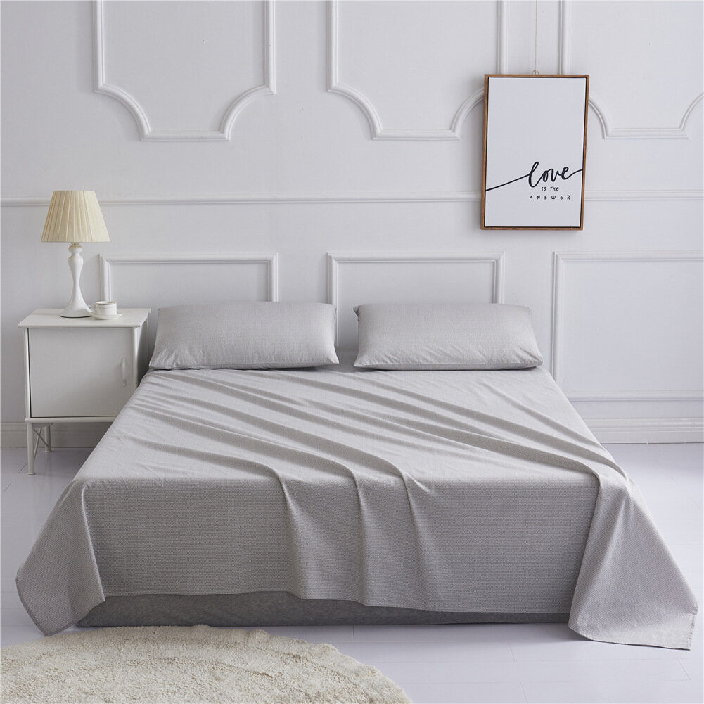 Cotton Bed Cover Fitted Sheet Home Textile Bedding