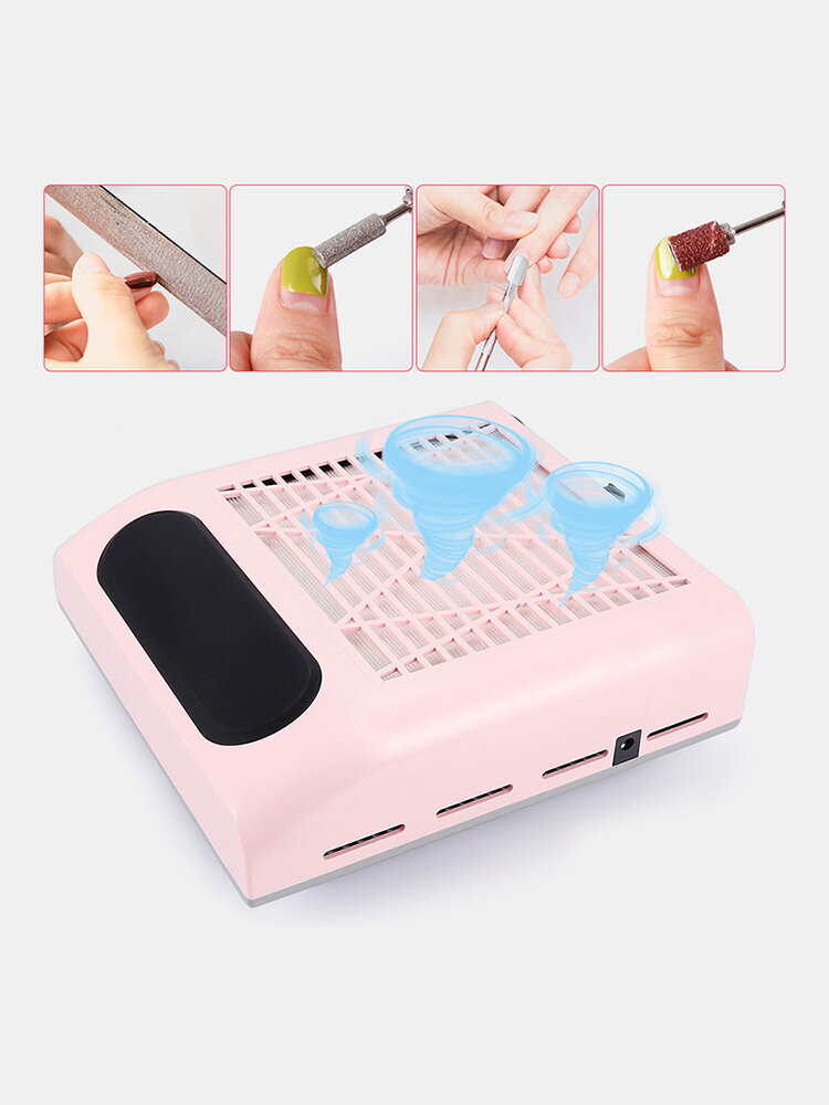 80W Nail Suction Dust Collector Fan Vacuum Cleaner Strong Power Art Manicure Vacuum Cleaner