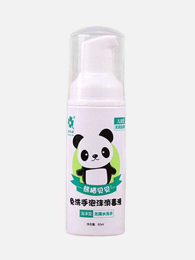 Desinfectante portátil de espuma de 60 ml Desinfectante de manos para niños Prensa de esterilización de viaje Desinfectante portátil