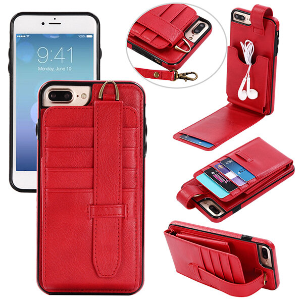 Multi-slots Phone Case for iPhone/Samsung Card Holder Purse Coins Bag